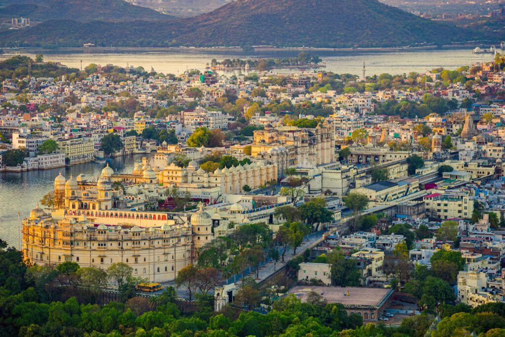 Udaipur, known as the "City of Lakes